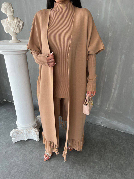 Ensemble 3 pièces – Élégance & Chaleur au Quotidien