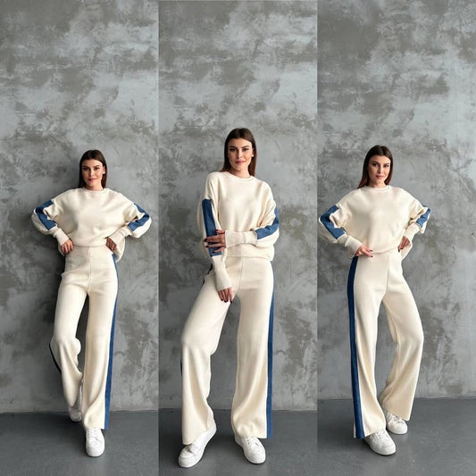 ✨ Ensemble 2 pièces – Maille & Jean ✨