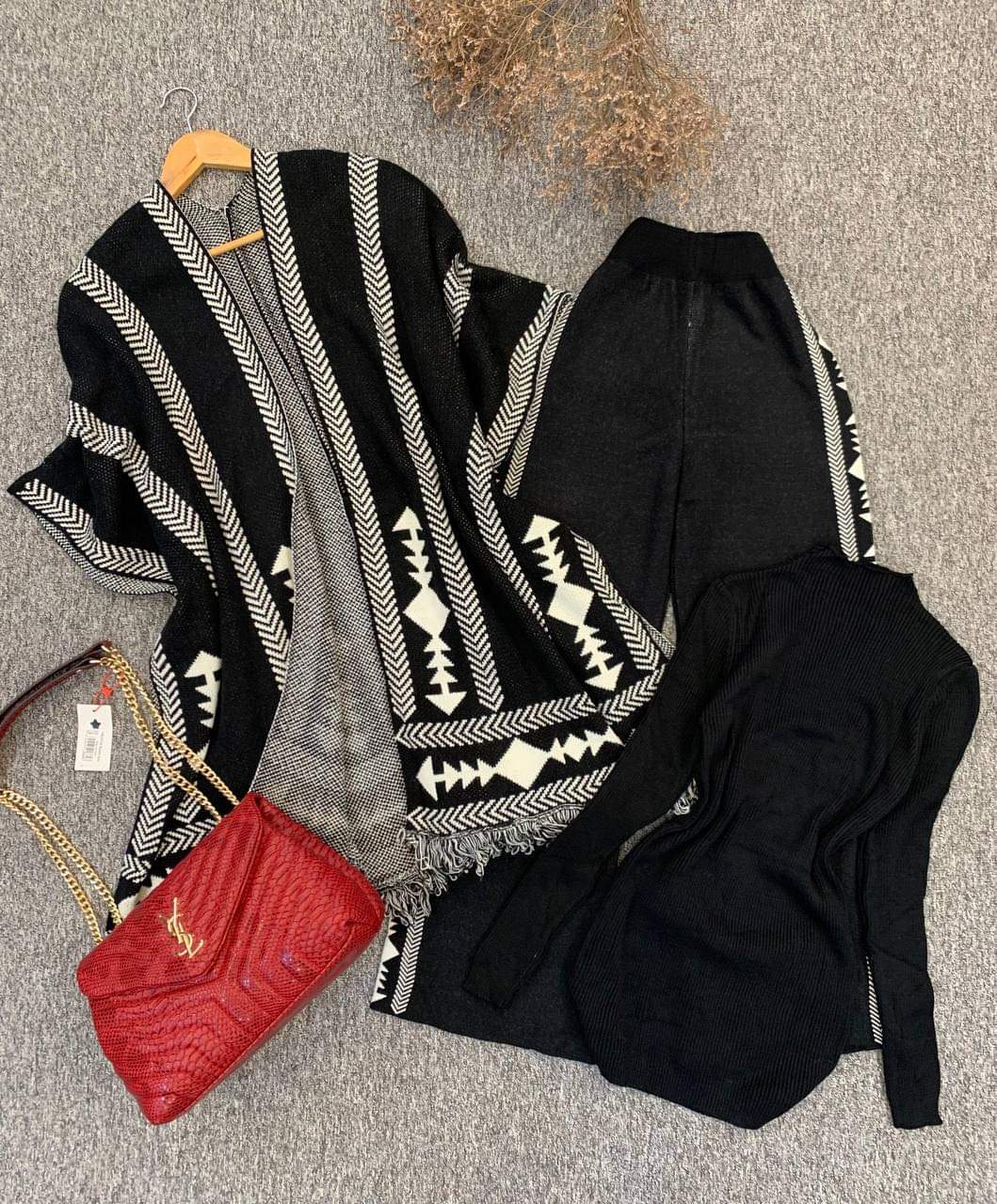 Ensemble Trois Pièces en Laine Premium