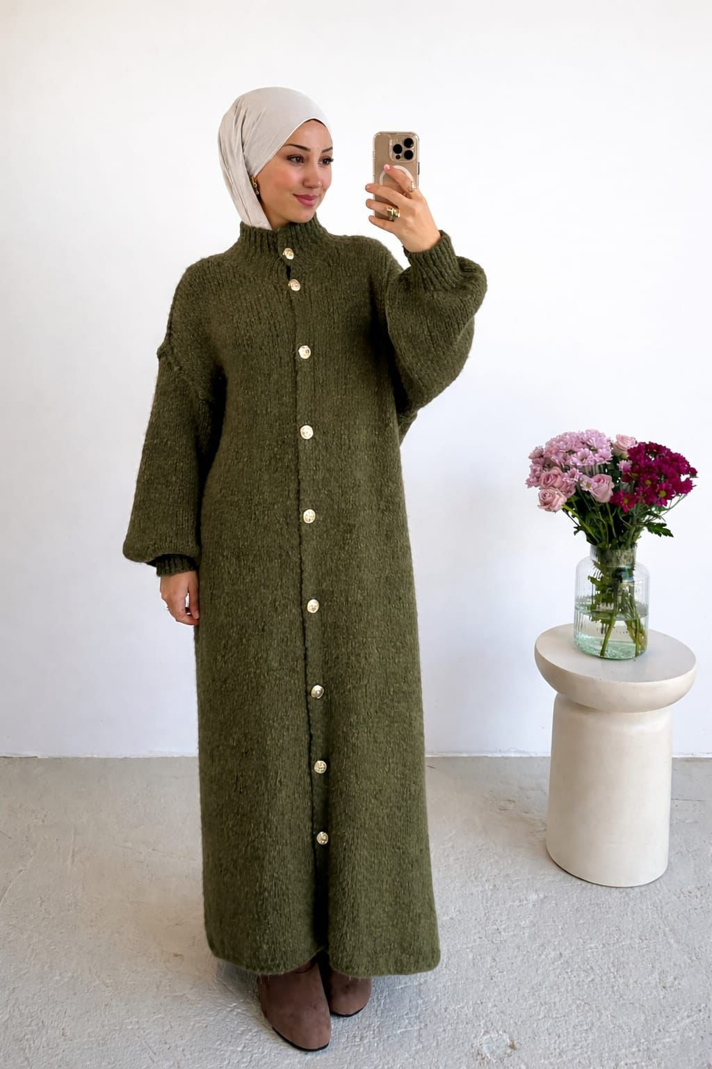 Cardigan long en maille Paris – Chic & confort intemporel