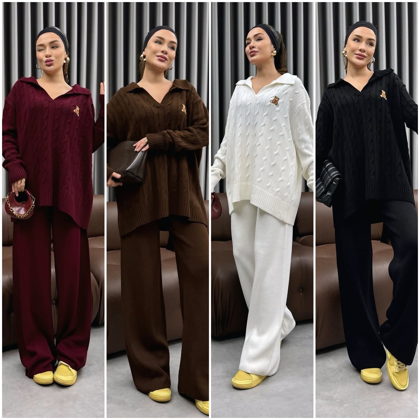 Ensemble 2 pièces en maille douce