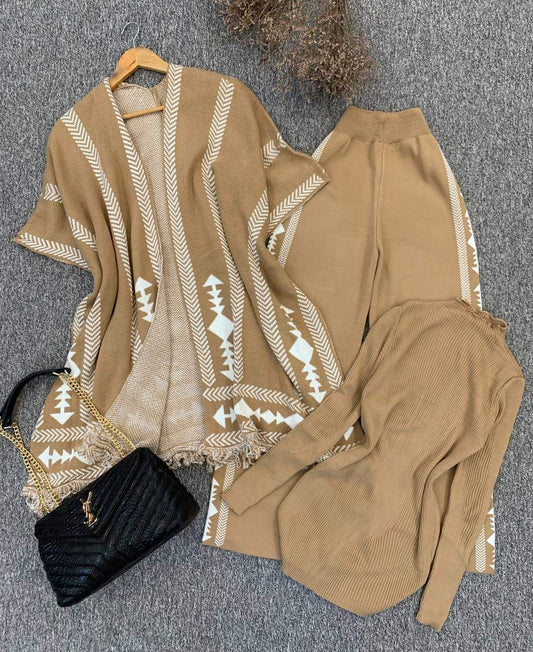 Ensemble Trois Pièces en Laine Premium