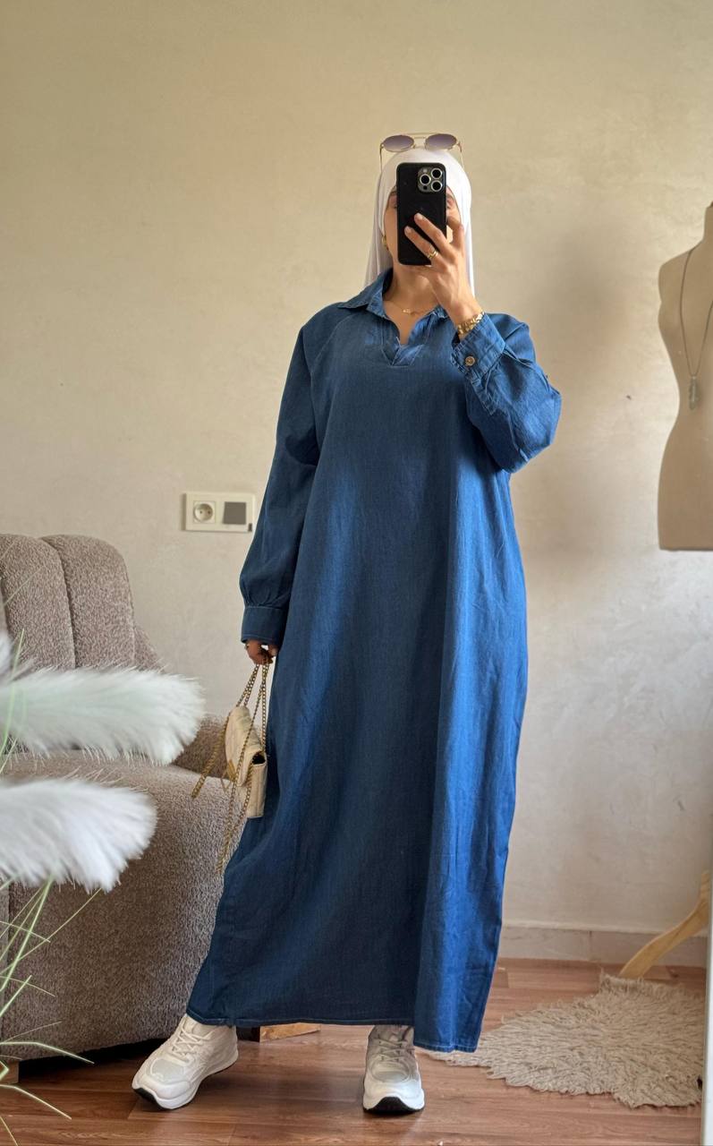 Robe en Jean Sublima – Col Chemise
