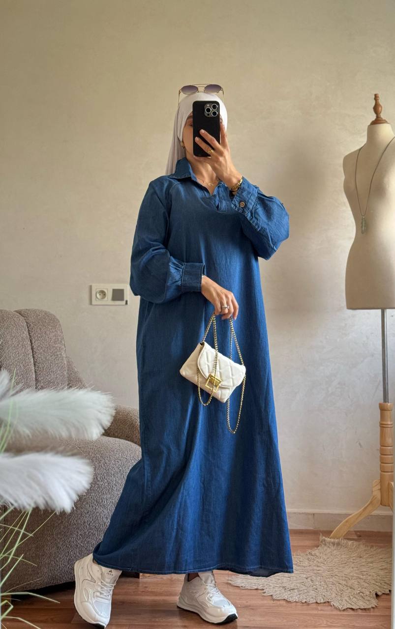 Robe en Jean Sublima – Col Chemise