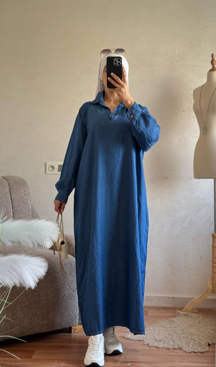 Robe en Jean Sublima – Col Chemise