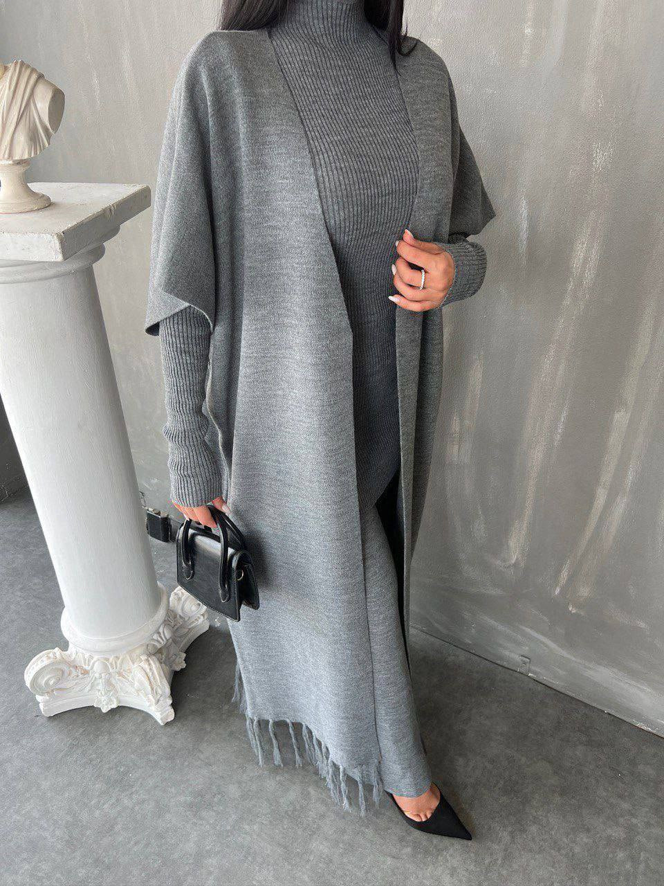 Ensemble 3 pièces – Élégance &amp; Chaleur au Quotidien