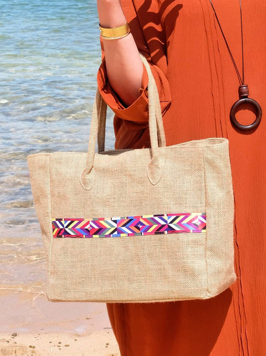 Pack Océane – Sac cabas et Sandales en jute