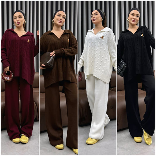 Ensemble 2 pièces en maille douce