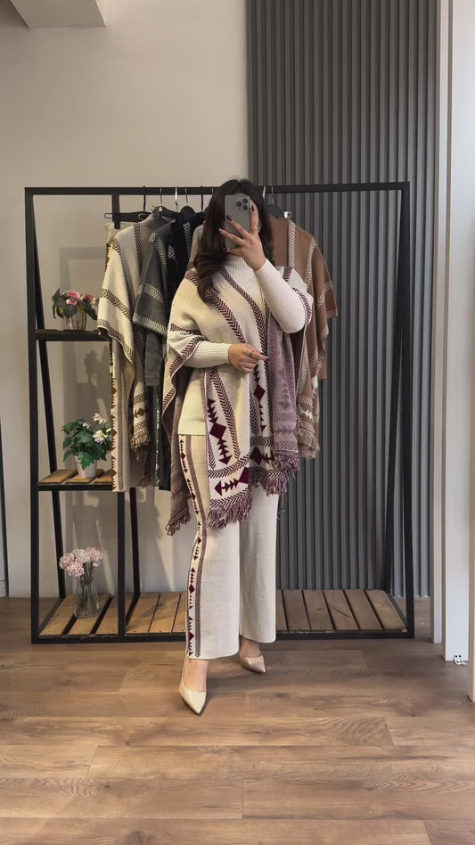 Ensemble Trois Pièces en Laine Premium